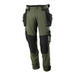 Hose mit Hängetaschen, Stretch / Gr.  90C60, Moosgrün Produktbild
