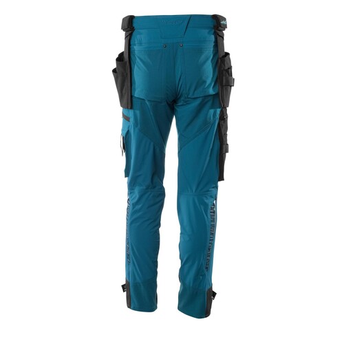Hose mit Hängetaschen, Stretch / Gr.  90C52, Dunkelpetroleum Produktbild Additional View 2 L
