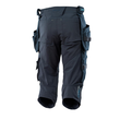 Dreiviertel-Hose, Hängetaschen, Stretch  / Gr. C52, Schwarzblau Produktbild Additional View 2 S