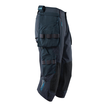 Dreiviertel-Hose, Hängetaschen, Stretch  / Gr. C52, Schwarzblau Produktbild Additional View 3 S