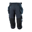 Dreiviertel-Hose, Hängetaschen, Stretch  / Gr. C60, Schwarzblau Produktbild