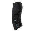 Dreiviertel-Hose, Hängetaschen, Stretch  / Gr. C48, Schwarz Produktbild Additional View 1 S