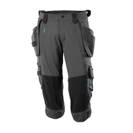 Dreiviertel-Hose, Hängetaschen, Stretch  / Gr. C48, Dunkelanthrazit Produktbild