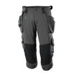 Dreiviertel-Hose, Hängetaschen, Stretch  / Gr. C60, Dunkelanthrazit Produktbild