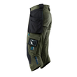 Dreiviertel-Hose, Hängetaschen, Stretch  / Gr. C47, Moosgrün Produktbild Additional View 1 S