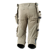 Dreiviertel-Hose, Hängetaschen, Stretch  / Gr. C47, Hellkhaki Produktbild Additional View 2 S