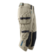 Dreiviertel-Hose, Hängetaschen, Stretch  / Gr. C47, Hellkhaki Produktbild Additional View 3 S