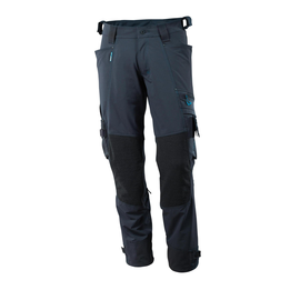 Hose mit Knietaschen aus  Dyneema,Stretch / Gr. 82C42,  Schwarzblau Produktbild