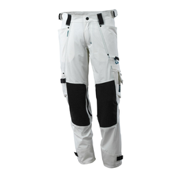 Hose mit Knietaschen aus  Dyneema,Stretch / Gr. 82C52, Weiß Produktbild