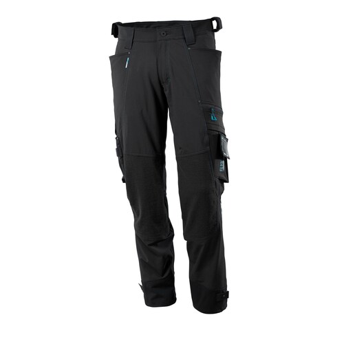 Hose mit Knietaschen aus  Dyneema,Stretch / Gr. 82C42, Schwarz Produktbild