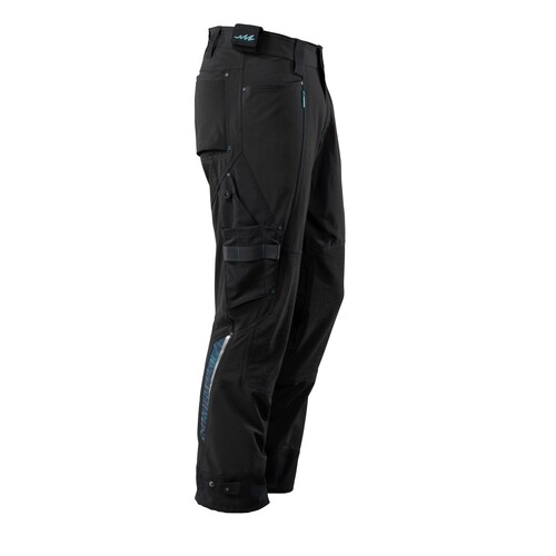 Hose mit Knietaschen aus  Dyneema,Stretch / Gr. 82C42, Schwarz Produktbild Additional View 3 L