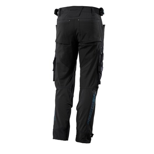 Hose mit Knietaschen aus  Dyneema,Stretch / Gr. 90C47, Schwarz Produktbild Additional View 2 L