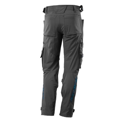 Hose mit Knietaschen aus  Dyneema,Stretch / Gr. 82C42,  Dunkelanthrazit Produktbild Additional View 2 L