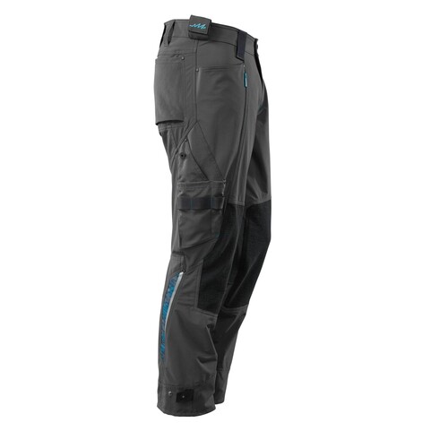 Hose mit Knietaschen aus  Dyneema,Stretch / Gr. 82C42,  Dunkelanthrazit Produktbild Additional View 3 L