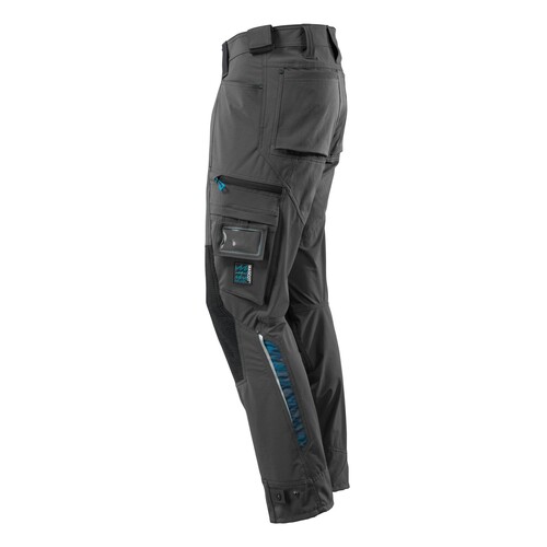 Hose mit Knietaschen aus  Dyneema,Stretch / Gr. 90C46,  Dunkelanthrazit Produktbild Additional View 1 L