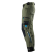 Hose mit Knietaschen aus  Dyneema,Stretch / Gr. 82C52, Moosgrün Produktbild Additional View 1 S