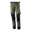 Hose mit Knietaschen aus  Dyneema,Stretch / Gr. 90C60, Moosgrün Produktbild
