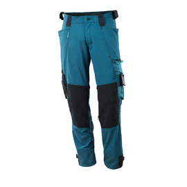 Hose mit Knietaschen aus  Dyneema,Stretch / Gr. 82C52,  Dunkelpetroleum Produktbild