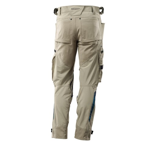 Hose mit Knietaschen aus  Dyneema,Stretch / Gr. 82C42, Hellkhaki Produktbild Additional View 2 L