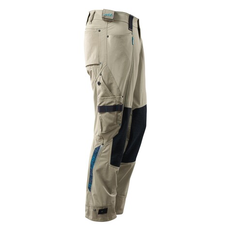 Hose mit Knietaschen aus  Dyneema,Stretch / Gr. 82C42, Hellkhaki Produktbild Additional View 3 L