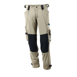 Hose mit Knietaschen aus  Dyneema,Stretch / Gr. 82C52, Hellkhaki Produktbild