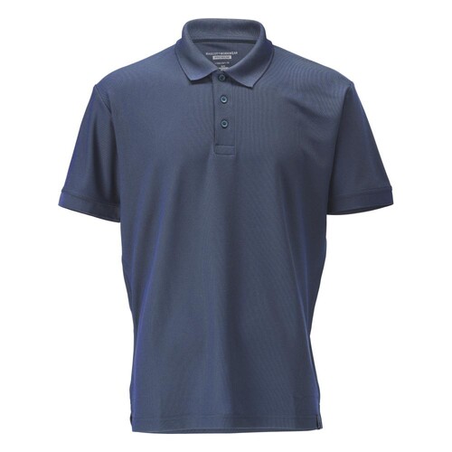Polo-Shirt CoolDry / Gr. L, Steinblau Produktbild