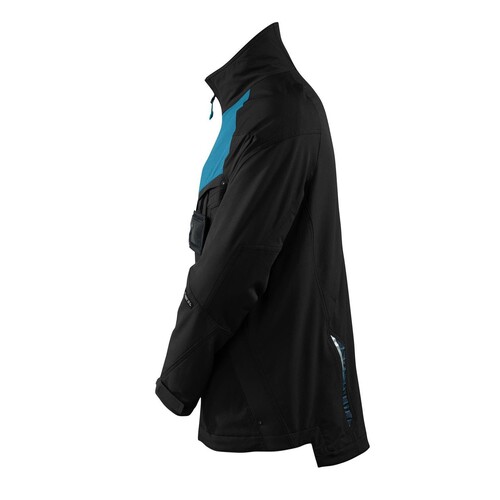 Jacke,ULTIMATE STRETCH, geringes  Gewicht Arbeitsjacke / Gr. 4XL,  Schwarz/Dunkelpetroleum Produktbild Additional View 1 L