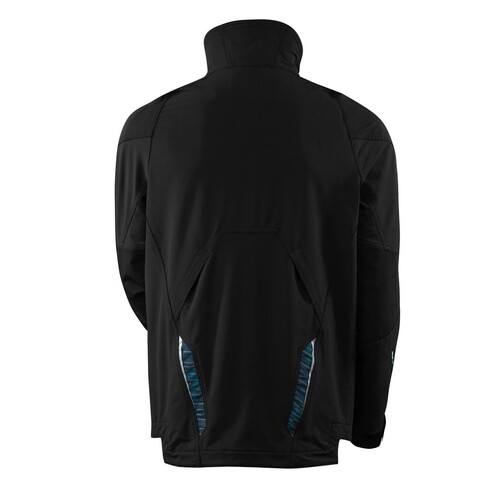 Jacke,ULTIMATE STRETCH, geringes  Gewicht Arbeitsjacke / Gr. L,  Schwarz/Dunkelpetroleum Produktbild Additional View 2 L