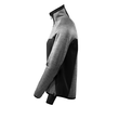 Fleecepullover mit Reißverschluss  Microfleecejacke / Gr. L,  Grau-meliert/Schwarz Produktbild Additional View 1 S