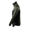 Fleecepullover mit Reißverschluss  Microfleecejacke / Gr. M,  Moosgrün/Schwarz Produktbild Additional View 1 S