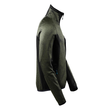 Fleecepullover mit Reißverschluss  Microfleecejacke / Gr. XS,  Moosgrün/Schwarz Produktbild Additional View 3 S