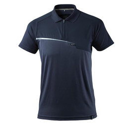 Polo-Shirt,  feuchtigkeitstransportierend / Gr. L,  Schwarzblau Produktbild