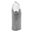 Polo-Shirt,  feuchtigkeitstransportierend / Gr. L,  Grau-meliert/Weiss Produktbild Additional View 3 S