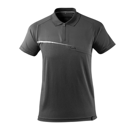 Polo-Shirt,  feuchtigkeitstransportierend / Gr. L,  Dunkelanthrazit Produktbild