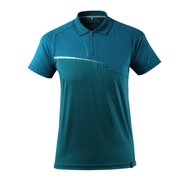 Polo-Shirt,  feuchtigkeitstransportierend / Gr. L,  Dunkelpetroleum Produktbild