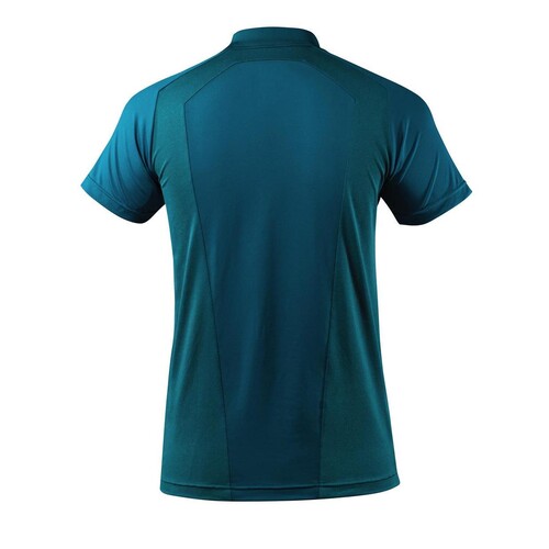 Polo-Shirt,  feuchtigkeitstransportierend / Gr. L,  Dunkelpetroleum Produktbild Additional View 2 L