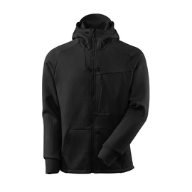 Kapuzensweatshirt, Reißverschluss / Gr.  XS, Schwarz Produktbild