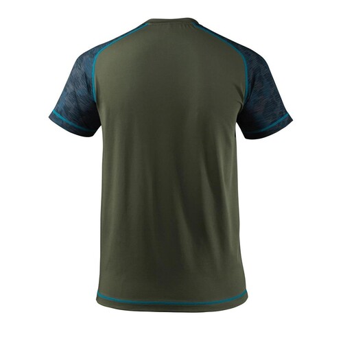 T-Shirt, feuchtigkeitstransportierend /  Gr. L, Moosgrün Produktbild Additional View 2 L