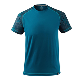 T-Shirt, feuchtigkeitstransportierend /  Gr. L, Dunkelpetroleum Produktbild