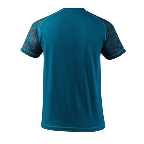T-Shirt, feuchtigkeitstransportierend /  Gr. L, Dunkelpetroleum Produktbild Additional View 2 L