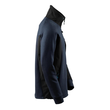 Sweatshirt, Reißverschluss, Stehkragen Sweatshirt mit Reißverschluss / Gr. S, Schwarzblau/Schwarz Produktbild Additional View 3 S