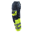 Hose mit Hängetaschen / Gr. 82C52,  Schwarzblau/Hi-vis Gelb Produktbild Additional View 1 S