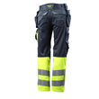 Hose mit Hängetaschen / Gr. 82C52,  Schwarzblau/Hi-vis Gelb Produktbild Additional View 2 S