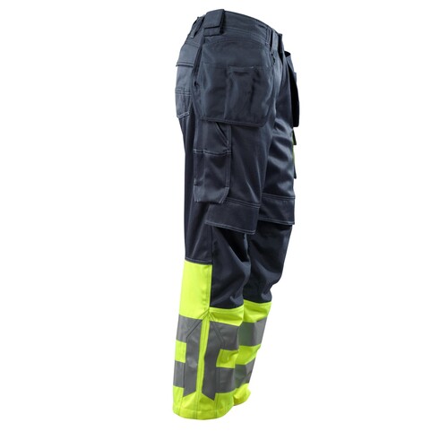 Hose mit Hängetaschen / Gr. 82C52,  Schwarzblau/Hi-vis Gelb Produktbild Additional View 3 L