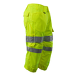 Dreiviertel-Hose mit Knietaschen / Gr.  C52, Hi-vis Gelb Produktbild Additional View 3 S