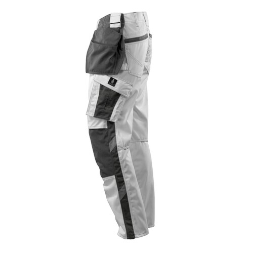 Hose mit Hängetaschen, geringes Gewicht  / Gr. 90C47, Weiß/Dunkelanthrazit Produktbild Additional View 1 L
