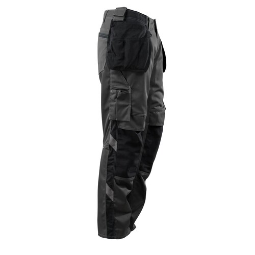 Hose mit Hängetaschen, geringes Gewicht  / Gr. 90C46, Dunkelanthrazit/Schwarz Produktbild Additional View 3 L