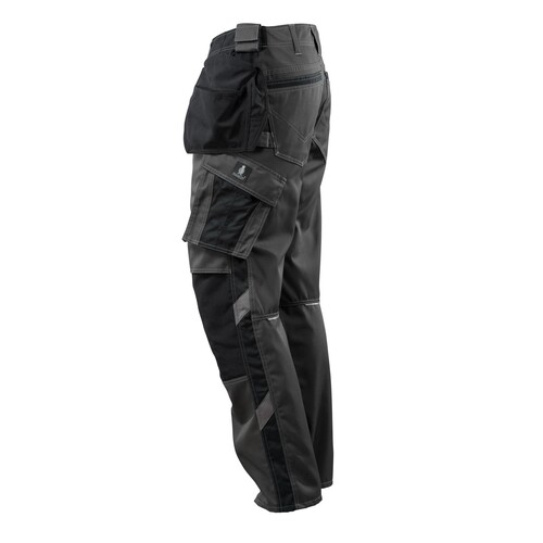 Hose mit Hängetaschen, geringes Gewicht  / Gr. 90C60, Dunkelanthrazit/Schwarz Produktbild Additional View 1 L