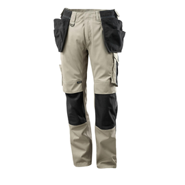 Hose mit Hängetaschen, geringes Gewicht  / Gr. 82C52, Hellkhaki/Schwarz Produktbild