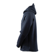 Kapuzensweatshirt, kurzem  Reißverschluss / Gr. S,  Schwarzblau/Schwarz Produktbild Additional View 1 S